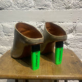 VETEMENTS GREEN FLUORESCENT HIGHLIGHTER HEELS