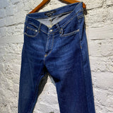 ALEXANDER MCQUEEN BLUE SKINNY JEANS