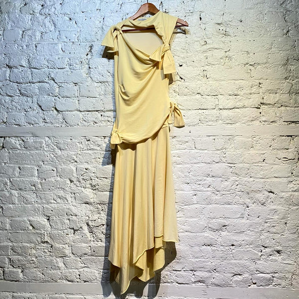 ACNE STUDIOS PALE YELLOW DRESS