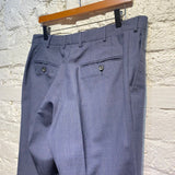 LANVIN NAVY GLENN CHECK SUIT