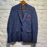 PAUL SMITH NAVY CHECK JACKET