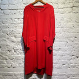 MAISON MARGIELA (WHITE LABEL)
RED TUNIC DRESS
