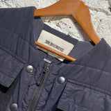 DIRK BIKKEMBERGS NAVY/BLACK PADDED BOMBER