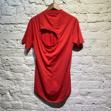 MARTINE ROSE RED T-SHIRT