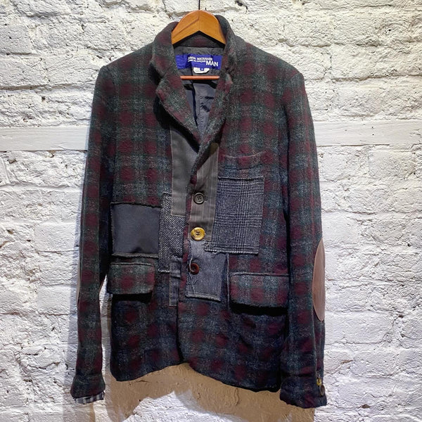 JUNYA WATANABE MAN PATCHWORK TWEED JACKET AD2013