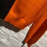 DIRK BIKKEMBERGS ORANGE/BLACK TURTLENECK KNIT