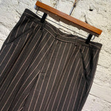VERSACE VERSUS VINTAGE BROWN CHALK STRIPE SUIT