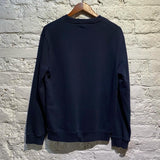 ALEXANDER MCQUEEN MCQ
NAVY  JERSEY SWEATER SWALLOW SKULL
