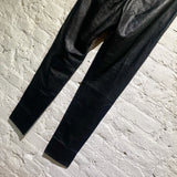 JW ANDERSON BLACK LEATHER TROUSERS