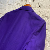 RAF SIMONS PURPLE BLAZER