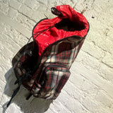 MONCLER TARTAN RUCKSACK