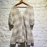 GANNI CHECK SUMMER DRESS