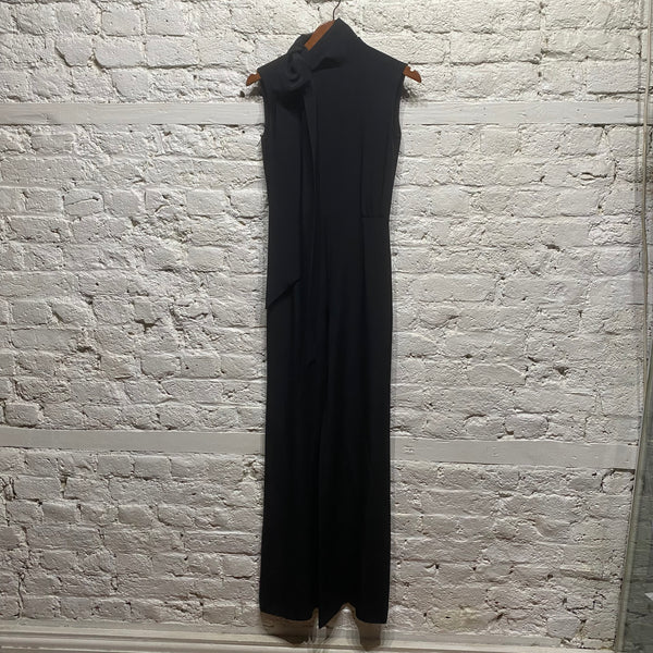 CELINE BLACK SILK JUMPSUIT