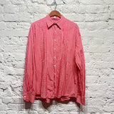 RAF SIMONS RED/WHITE GINGHAM SHIRT