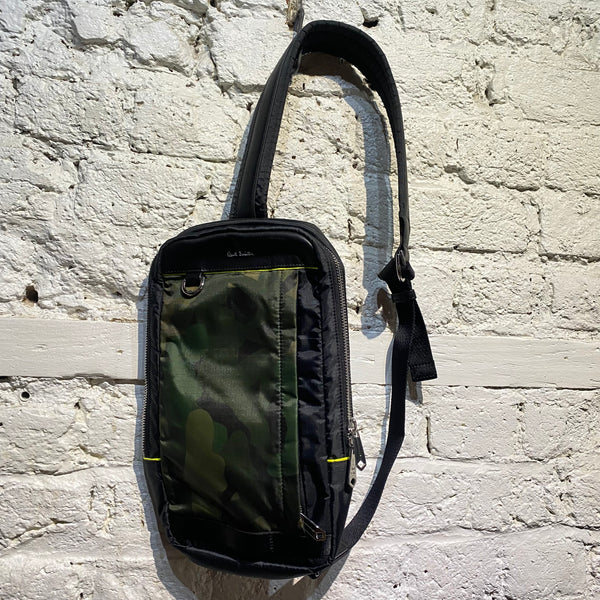 PAUL SMITH CAMO/BLACK NYLON BAG