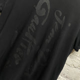 JEAN-PAUL GAULTIER 
BLACK LOGO T-SHIRT