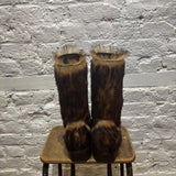 ECKHAUS LATTA FAUX FUR BOOTS