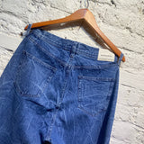 NAMCHEKO “BYRA” JEANS WITH DARK BROWN COTTOM HEMS