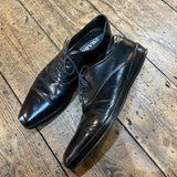 PRADA
BLACK LEATHER OXFORD SHOES