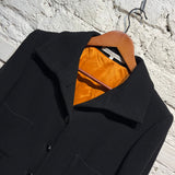 JC DE CASTELBAJAC VINTAGE BLACK OVERCOAT