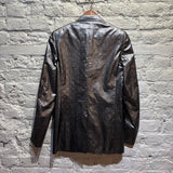 DIOR SILVER LAME CHECK JACKET