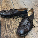 THE OLD CURIOSITY SHOP X SHINTARO YAMAMOTO BROWN TWISTED LACE SHOES