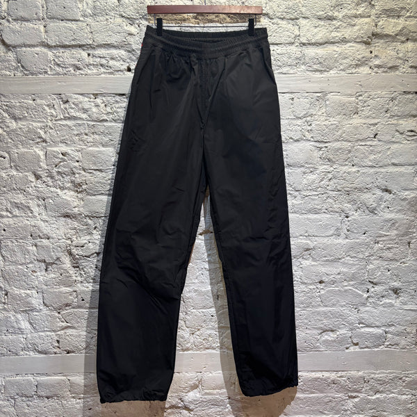 MCQ	BLACK ""UNIT DRONE"" PIPING TRACK BOTTOMS