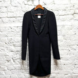 CHANEL VINTAGE BLACK FROCK COAT