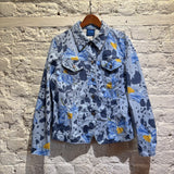 KENZO	JEANS FLORAL PRINT WOMENS WESTERN JACKET