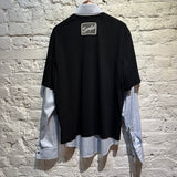 EGONLAB PRINTED T-SHIRT STRIPE SHIRT