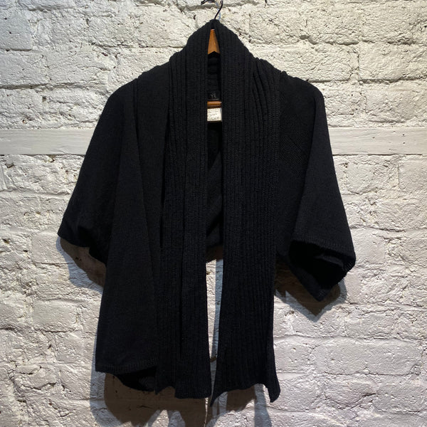 YOHJI YAMAMOTO Y’S BLACK SHRUG/BOLERO