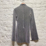 SOLICE 
2018 SILVER LUREX TURTLENECK MINI DRESS