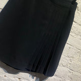 MOSCHINO COUTURE BLACK PLEATED SKIRT