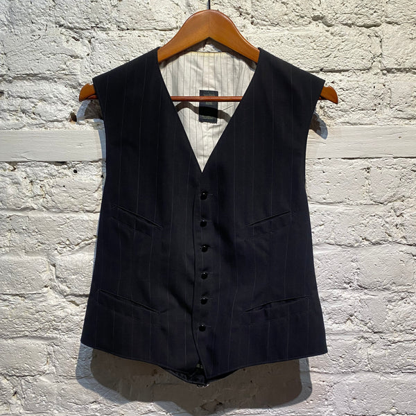 JEAN PAUL GAULTIER HOMME
VINTAGE MIDNIGHT PINSTRIPED WAISTCOAT