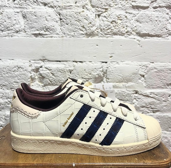ADIDAS X WALES BONNER SUPERSTAR OFF WHITE/BLUE MOCK CROC SUPERSTARS
