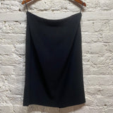 ALEXANDER MCQUEEN
BLACK SILK PENCIL SKIRT