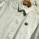 ALEXANDER MCQUEEN MCQ WHITE COTTON S/S SHIRT
