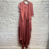 ROKSANDA DUSTY PINK SATIN DRESS