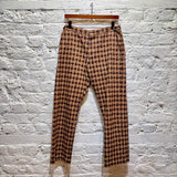 COMME DES GARÇONS HOMME PLUS BROWN/TAN HOUNDSTOOTH WOOL SUIT