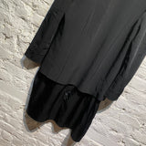 BALENCIAGA BLACK SUIT JACKET DRESS (ONE PIECE)
