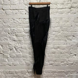 RICK OWENS
SPHINX F/W 15
BLACK  LEATHER SKIRT WITH HAIR DETAILS