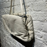 AT-KOLLEKTIVE OFF WHITE LEATHER HANDBAG