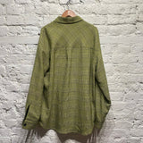 CMMN SWDN YELLOW/BLK WOOL DOGSTOOTH CHECK SHIRT