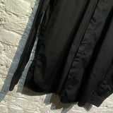SAINT LAURENT BLACK COTTON SHIRT