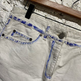 ALEXANDER MCQUEEN 
DENIM MINI SKIRT