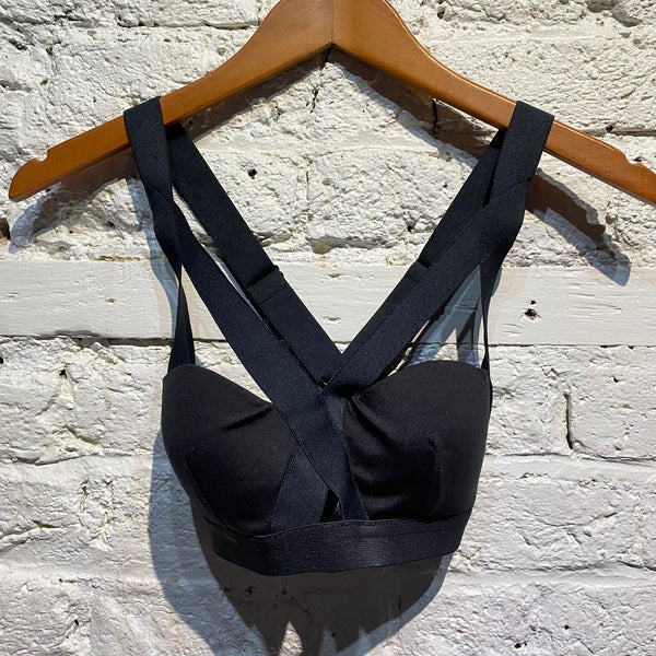 MICHI BLACK SPORTS BRA TOP