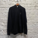 RAF SIMONS X FRED PERRY BLACK HOODIE