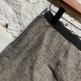 SANDRO
GREY LAMBSKIN SKIRT