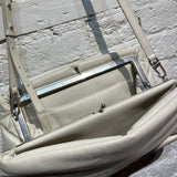 AT-KOLLEKTIVE OFF WHITE LEATHER HANDBAG