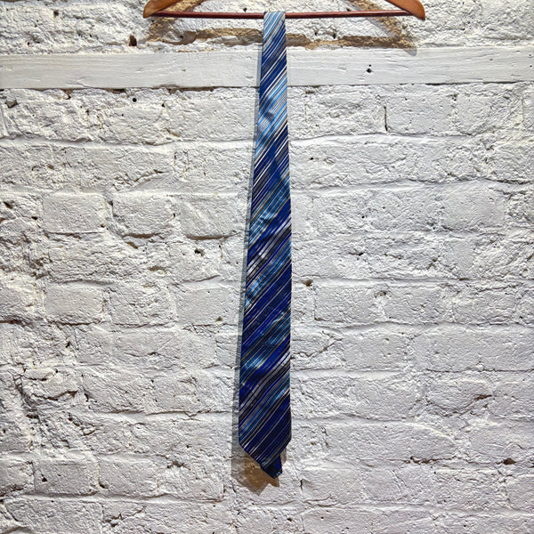 VIVIENNE WESTWOOD BLUE STRIPE TIE